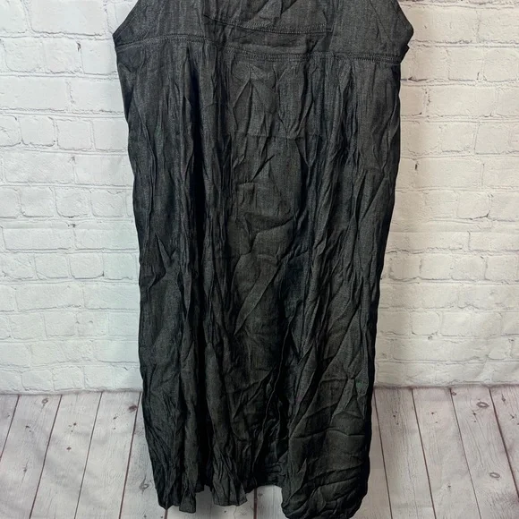 BloomChic Black Metallic Midi Dress Size Large - Picture 6 of 8